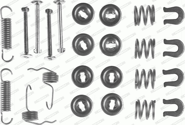 Accessory Kit, brake shoes (FBA43)