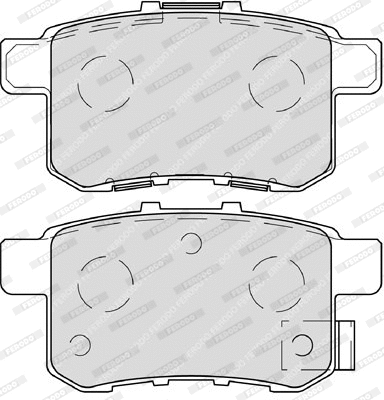 Brake Pad Set, disc brake (FDB4198)