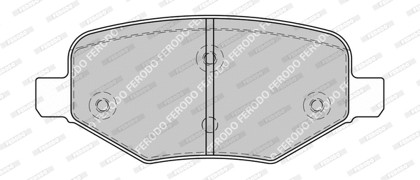 Brake Pad Set, disc brake (FDB4732-D)