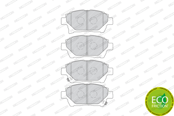 Brake Pad Set, disc brake (FDB4236)