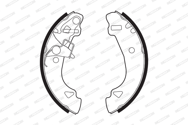 Brake Shoe Set (FSB527)
