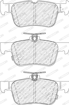 Brake Pad Set, disc brake (FDB5174)
