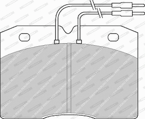 Brake Pad Set, disc brake (FVR377)