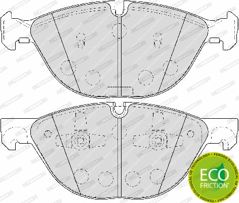 Brake Pad Set, disc brake (FDB4079)