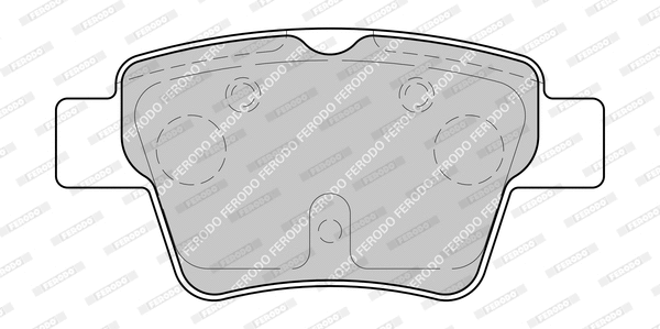 Brake Pad Set, disc brake (FDB1784-D)
