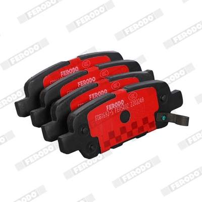 Brake Pad Set, disc brake (FDB1693-S)