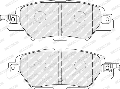 Brake Pad Set, disc brake (FDB5116)