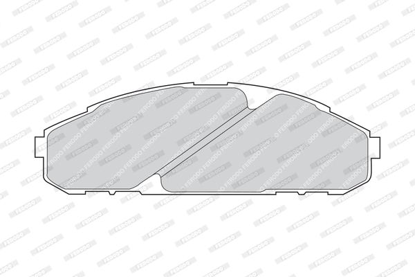 Brake Pad Set, disc brake (FDB1016)