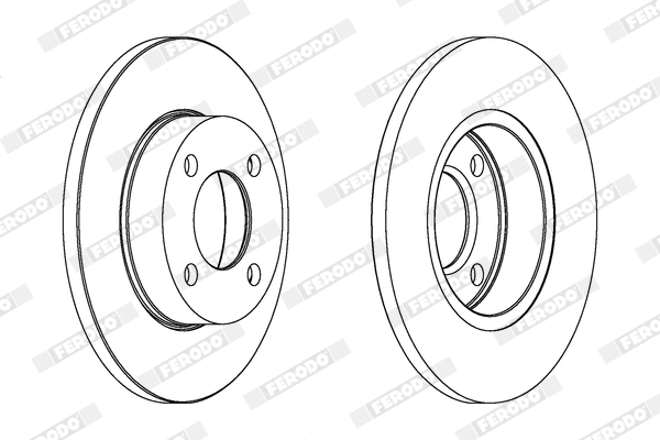 Brake Disc (DDF048X)
