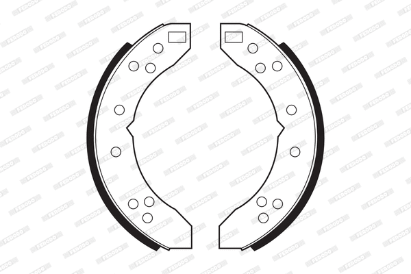 Brake Shoe Set (FSB346)