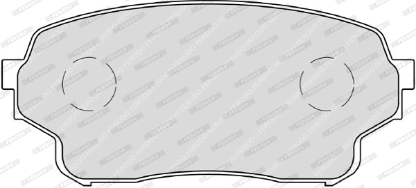 Brake Pad Set, disc brake (FDB4077)