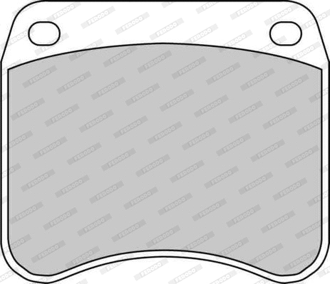 Brake Pad Set, disc brake (FDB342)