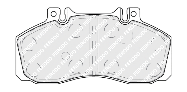 Brake Pad Set, disc brake (FCV879)
