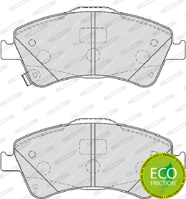 Brake Pad Set, disc brake (FDB4047)