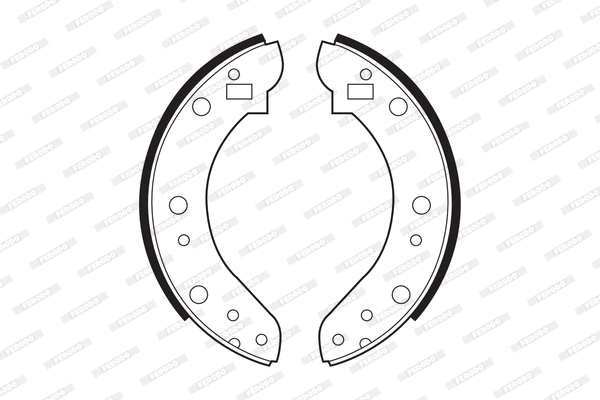 Brake Shoe Set (FSB389)