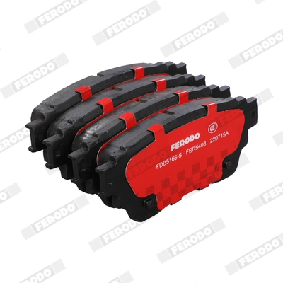 Brake Pad Set, disc brake (FDB5166-S)