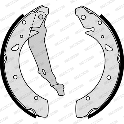 Brake Shoe Set (FSB4196)