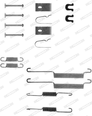Accessory Kit, brake shoes (FBA49)