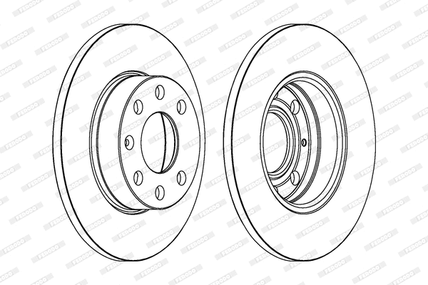 Brake Disc (DDF104)