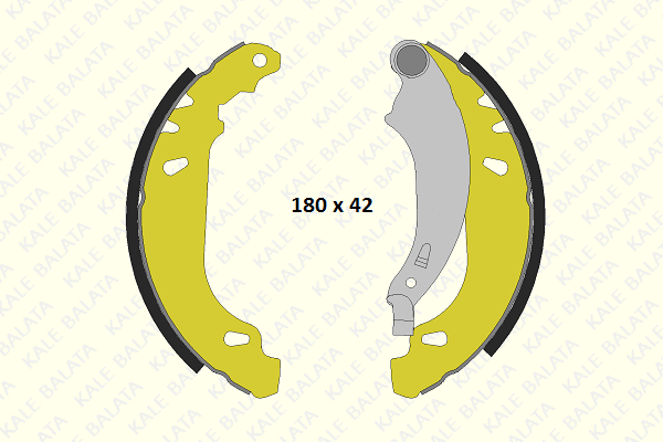 Brake Shoe Set (609 0500 04 P)