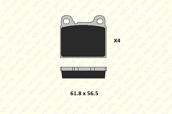 Brake Pad Set, disc brake (20755 150 04)