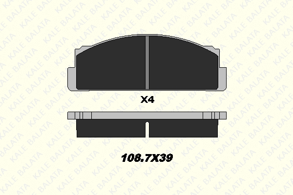 Brake Pad Set, disc brake (20073 173 04)