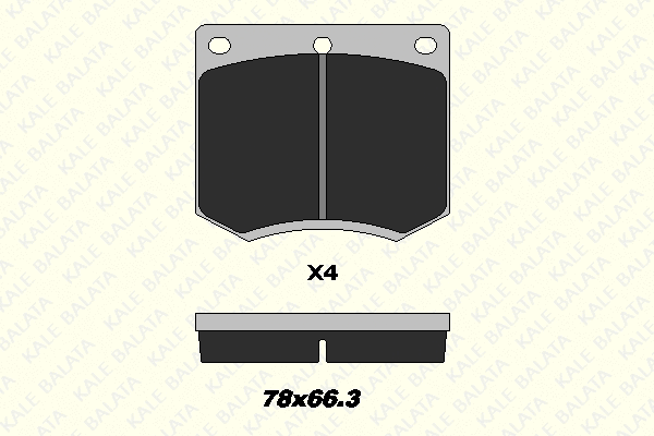 Brake Pad Set, disc brake (20491 151 04)