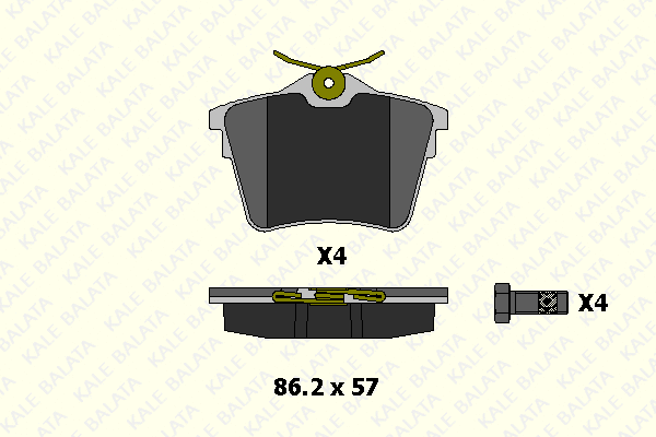 Brake Pad Set, disc brake (24135 178 14)