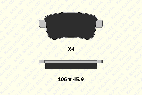Brake Pad Set, disc brake (24820 157 14)