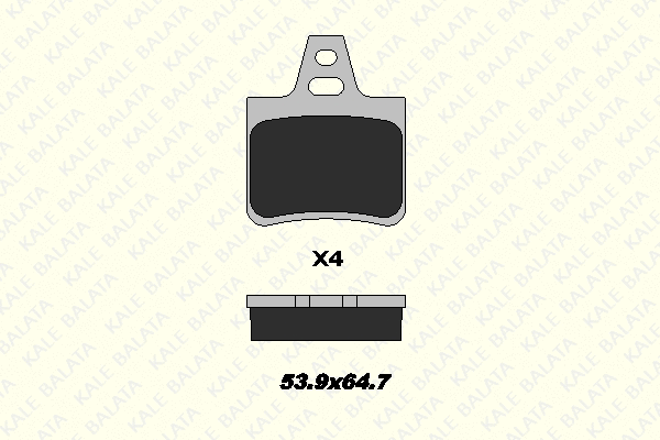 Brake Pad Set, disc brake (20162 154 04)