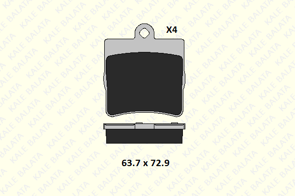Brake Pad Set, disc brake (21919 153 04)