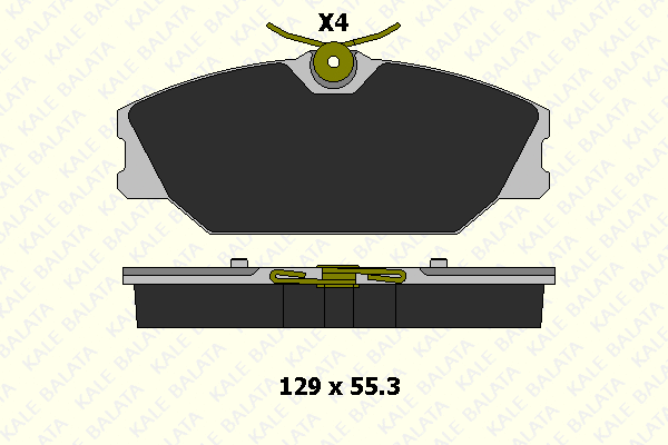 Brake Pad Set, disc brake (23172 183 24)