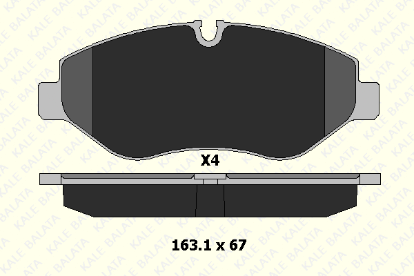 Brake Pad Set, disc brake (29192 209 04)