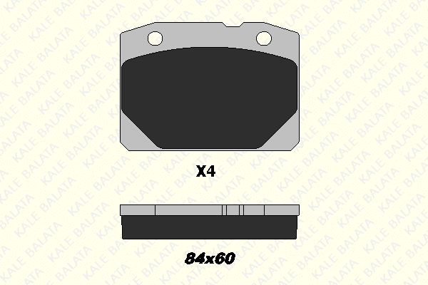 Brake Pad Set, disc brake (20166 160 04)