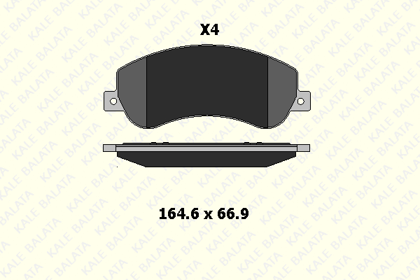 Brake Pad Set, disc brake (24484 185 04)