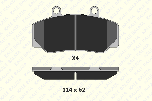 Brake Pad Set, disc brake (21233 167 14)