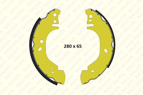 Brake Shoe Set (1221 0880 05 P)