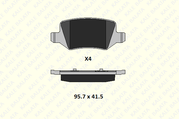 Brake Pad Set, disc brake (23138 146 24)