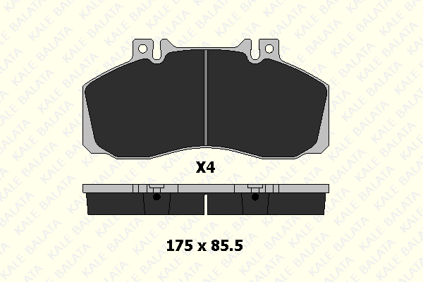 Brake Pad Set, disc brake (29065 220 04)