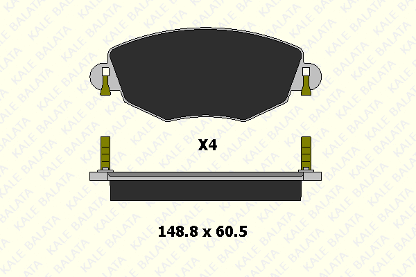 Brake Pad Set, disc brake (23279 185 14)