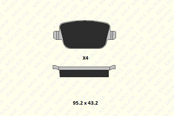 Brake Pad Set, disc brake (24537 157 24)