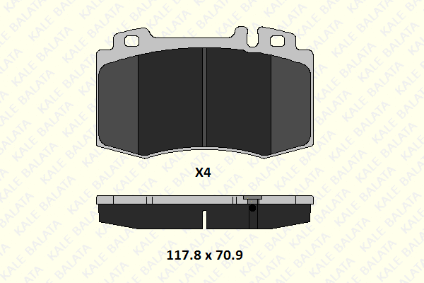 Brake Pad Set, disc brake (23271 177 05)