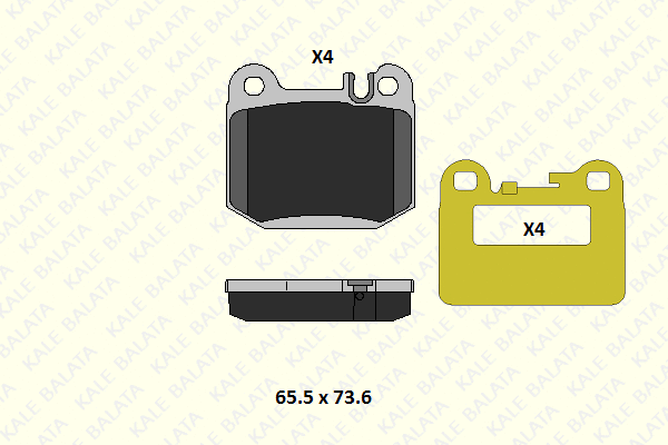 Brake Pad Set, disc brake (23157 160 04)