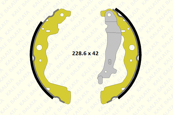 Brake Shoe Set (1243 0470 05 P)
