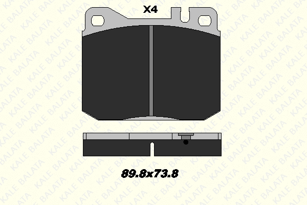 Brake Pad Set, disc brake (20341 175 04)