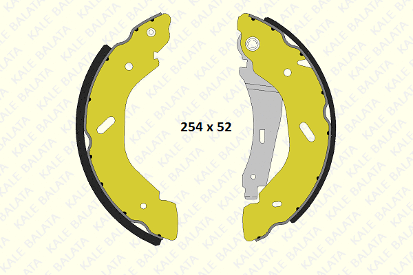 Brake Shoe Set (1228 0650 05 P)