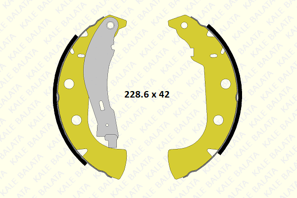 Brake Shoe Set (1236 0465 04 P)