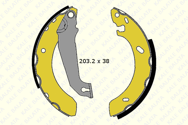 Brake Shoe Set (603 0550 05 P)