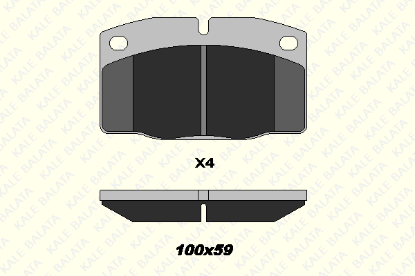 Brake Pad Set, disc brake (20939 150 04)