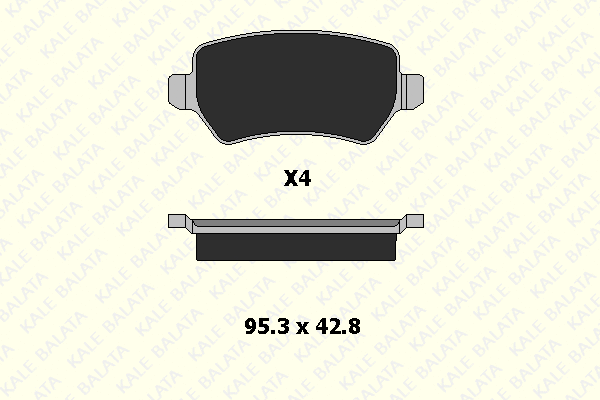 Brake Pad Set, disc brake (23417 152 04)